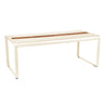 Fermob Bellevie Table 196 x 90cm - Avec Rangement Beige latte E8 