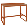 Fermob Bellevie Table haute 140 x 80cm Orange confite E2 