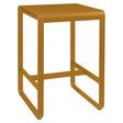 Fermob Bellevie Table haute 74 x 80cm Pain d'épices D2 