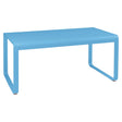 Fermob Bellevie Table mi-hauteur 140 x 80cm Bleu maya E1 