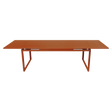 Fermob Biarritz Table à allonges 200/300 x 100cm Orange confite E2 