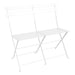 Fermob Bistro Banquette 2 places Blanc coton 01 