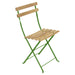 Fermob Bistro Chaise naturel pliante Vert croquant G7 