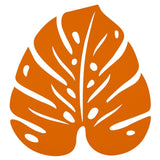Fermob Bouquet Sauvage Dessous de plat monstera 24 x 22cm Orange confite E2 