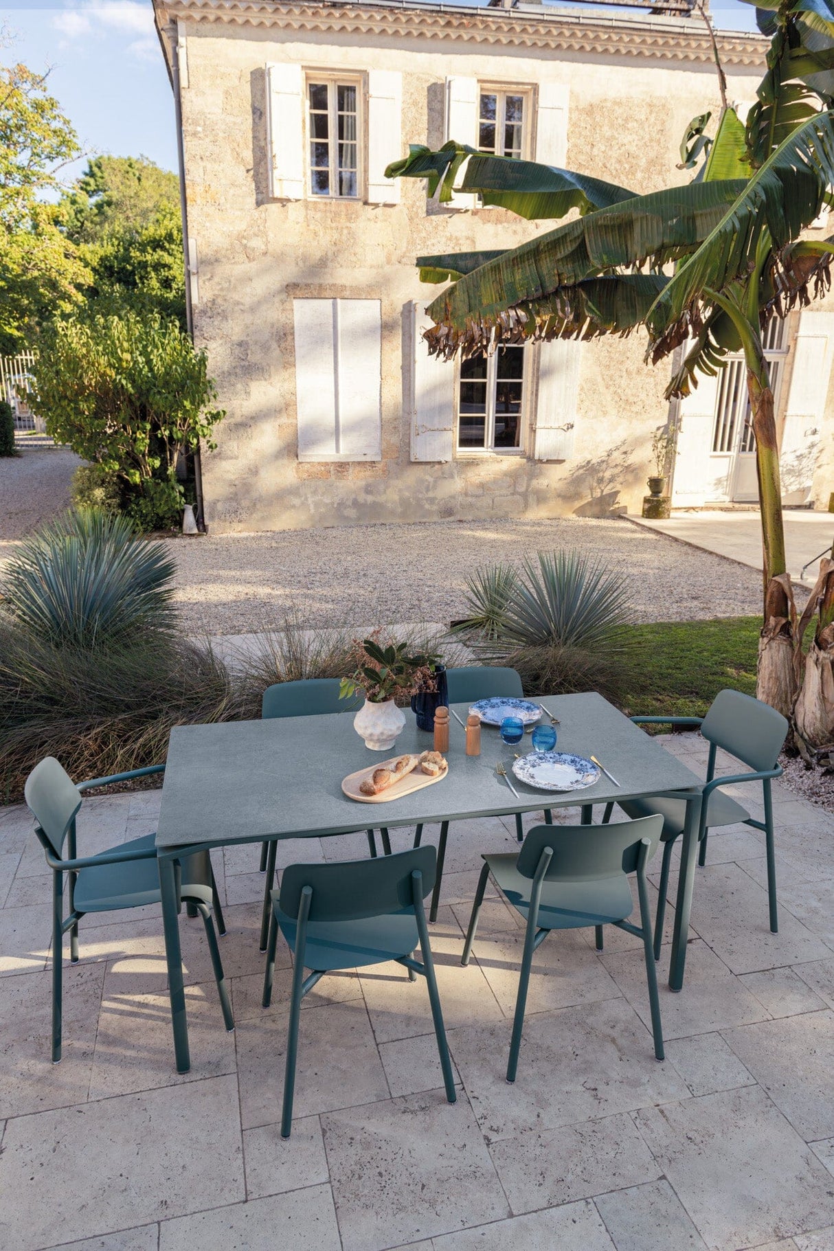 Fermob Calvi Table minérale 160 x 80cm 
