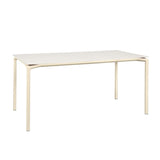 Fermob Calvi Table minérale 160 x 80cm Beige latte E8 Aeris E9 