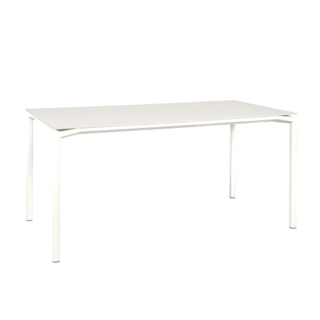 Fermob Calvi Table minérale 160 x 80cm Blanc coton 01 Aeris E9 