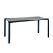 Fermob Calvi Table minérale 160 x 80cm Bleu abysse 92 Kreta F1 