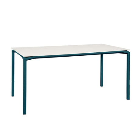Fermob Calvi Table minérale 160 x 80cm Bleu acapulco 21 Aeris E9 