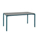 Fermob Calvi Table minérale 160 x 80cm Bleu acapulco 21 Kreta F1 