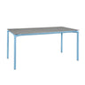 Fermob Calvi Table minérale 160 x 80cm Bleu maya E1 Kreta F1 