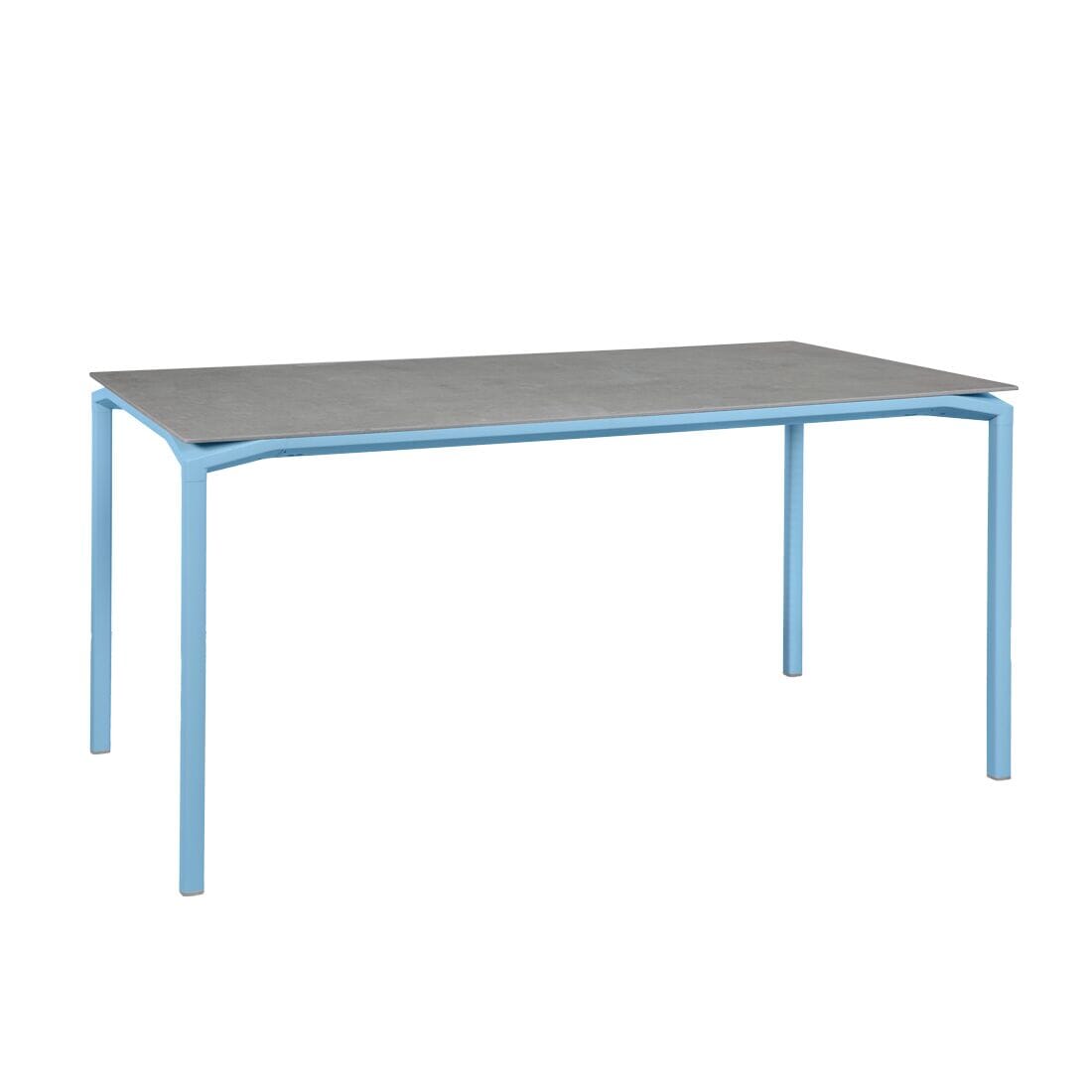 Fermob Calvi Table minérale 160 x 80cm Bleu maya E1 Kreta F1 