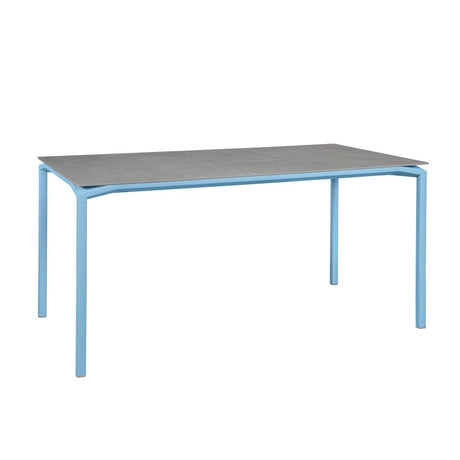 Fermob Calvi Table minérale 160 x 80cm Bleu maya E1 Kreta F1 