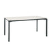 Fermob Calvi Table minérale 160 x 80cm Carbone 47 Aeris E9 