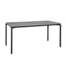 Fermob Calvi Table minérale 160 x 80cm Carbone 47 Kreta F1 