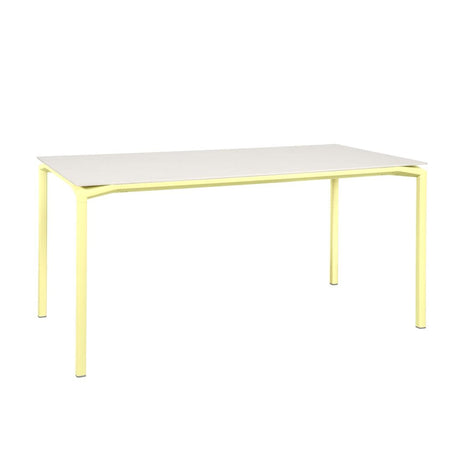 Fermob Calvi Table minérale 160 x 80cm Citron givré A6 Aeris E9 
