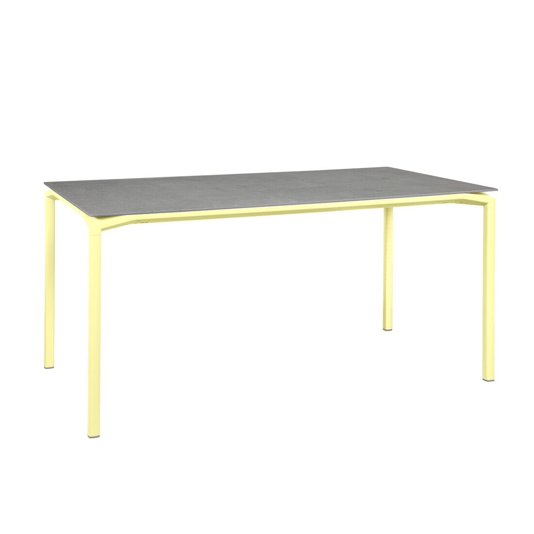 Fermob Calvi Table minérale 160 x 80cm Citron givré A6 Kreta F1 