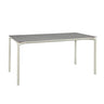 Fermob Calvi Table minérale 160 x 80cm Gris argile A5 Kreta F1 