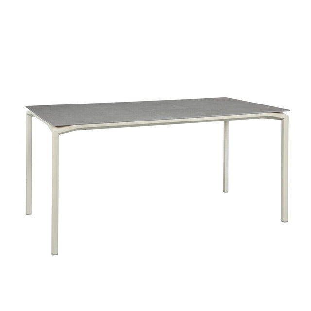 Fermob Calvi Table minérale 160 x 80cm Gris argile A5 Kreta F1 