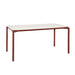 Fermob Calvi Table minérale 160 x 80cm Ocre rouge 20 Aeris E9 