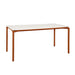 Fermob Calvi Table minérale 160 x 80cm Orange confite E2 Aeris E9 
