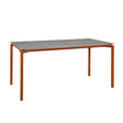 Fermob Calvi Table minérale 160 x 80cm Orange confite E2 Kreta F1 