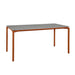 Fermob Calvi Table minérale 160 x 80cm Orange confite E2 Kreta F1 
