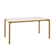 Fermob Calvi Table minérale 160 x 80cm Pain d'épices D2 Aeris E9 