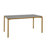 Fermob Calvi Table minérale 160 x 80cm Pain d'épices D2 Kreta F1 