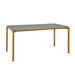 Fermob Calvi Table minérale 160 x 80cm Pain d'épices D2 Kreta F1 