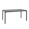 Fermob Calvi Table minérale 160 x 80cm Réglisse 42 Kreta F1 
