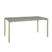 Fermob Calvi Table minérale 160 x 80cm Vert tilleul 65 Kreta F1 