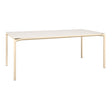Fermob Calvi Table minérale 195 x 95cm Beige latte E8 Aeris E9 
