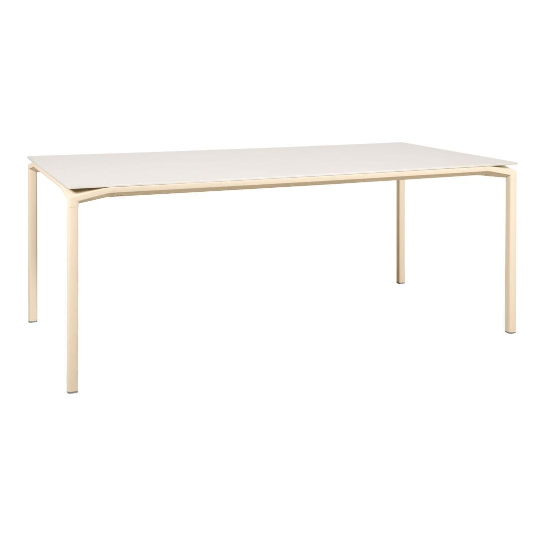 Fermob Calvi Table minérale 195 x 95cm Beige latte E8 Aeris E9 