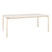 Fermob Calvi Table minérale 195 x 95cm Beige latte E8 Aeris E9 