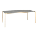 Fermob Calvi Table minérale 195 x 95cm Beige latte E8 Kreta F1 