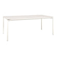 Fermob Calvi Table minérale 195 x 95cm Blanc coton 01 Aeris E9 