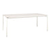 Fermob Calvi Table minérale 195 x 95cm Blanc coton 01 Aeris E9 