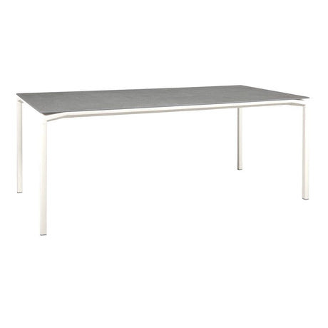 Fermob Calvi Table minérale 195 x 95cm Blanc coton 01 Kreta F1 