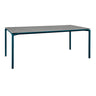 Fermob Calvi Table minérale 195 x 95cm Bleu acapulco 21 Kreta F1 