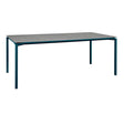 Fermob Calvi Table minérale 195 x 95cm Bleu acapulco 21 Kreta F1 