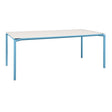 Fermob Calvi Table minérale 195 x 95cm Bleu maya E1 Aeris E9 