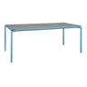 Fermob Calvi Table minérale 195 x 95cm Bleu maya E1 Kreta F1 