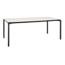 Fermob Calvi Table minérale 195 x 95cm Carbone 47 Aeris E9 