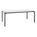 Fermob Calvi Table minérale 195 x 95cm Carbone 47 Aeris E9 