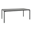 Fermob Calvi Table minérale 195 x 95cm Carbone 47 Kreta F1 