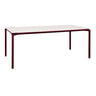 Fermob Calvi Table minérale 195 x 95cm Cerise noire B9 Aeris E9 