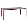 Fermob Calvi Table minérale 195 x 95cm Cerise noire B9 Kreta F1 