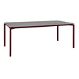 Fermob Calvi Table minérale 195 x 95cm Cerise noire B9 Kreta F1 