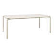 Fermob Calvi Table minérale 195 x 95cm Gris argile A5 Aeris E9 
